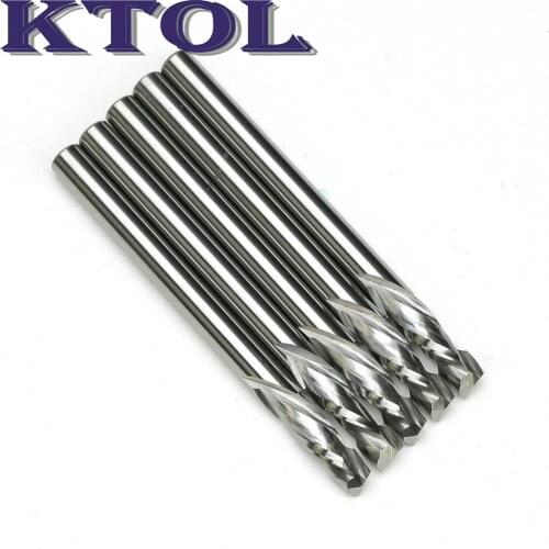 Clean Up /Down Cut 4x12mm-2 Flute CNC End Mill Bits Router Tool Set,Imported Carbide End Mill Wood Working CNC Cutting Tools