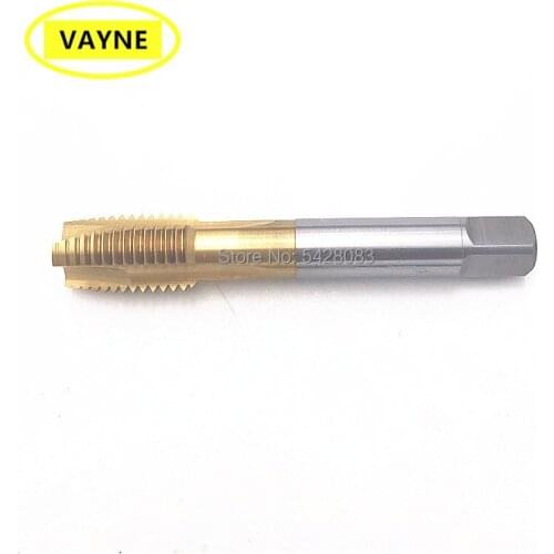 VAYNE HSSE Metric Standard General Application Spiral Pointed Taps with Tin Coated M1M2M2.5M3M4M5M6M7M8M9M10M11M12M14M16M18M20