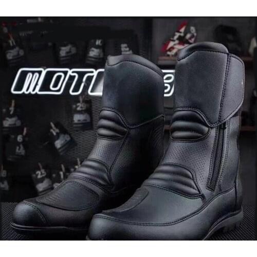 Motorcycle Riding Boots Nighthawk D1 Gore-tex Low Boots Motocross Leather Ridng Shoes Motorbike Racing Speed Boots