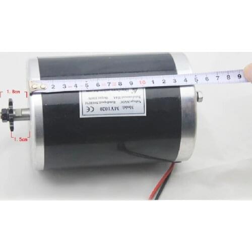 MY1020 1000W 36V 48V motor ,electric tricycle brush motor , DC brushed motor without Bottom plate, Electric Scooter motor
