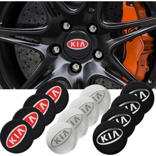 4Pcs 56mm Car Wheel Center Hub Caps Emblem Stickers For KIA Cerato Sportage R K2 K3 K5 Sorento Sportage R Rio Soul