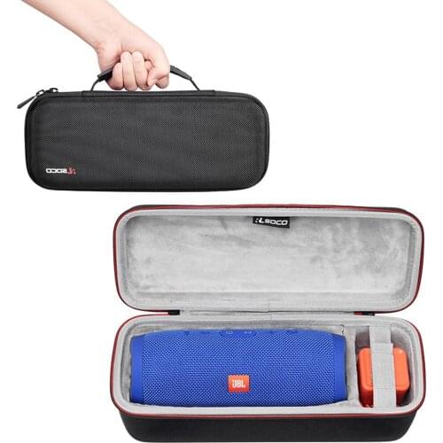 Newest PU EVA Hard Box Travel Carrying Storage Cover Case For JBL Charge 3 Charge3 Speaker Extra Room for Charger and USB Cable