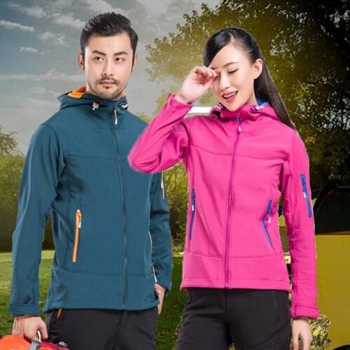 New Male Female Sportwear Fishing Ski Camping Coat Softshell Outdoor Jacket Men Women Windbreaker Climbing Jackets Hiking Coats