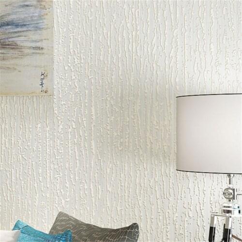 Beibehang Thicken embossed silicone bath plain solid non-woven wallpaper Living room bedroom aisle wallpaper papel de parede