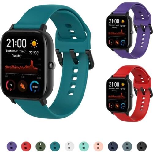 Strap For Xiaomi Huami Amazfit Bip sport Wrist Bracelet watchband 20mm Watch Strap For Samsung Galaxy Watch Active2 40/44mm band