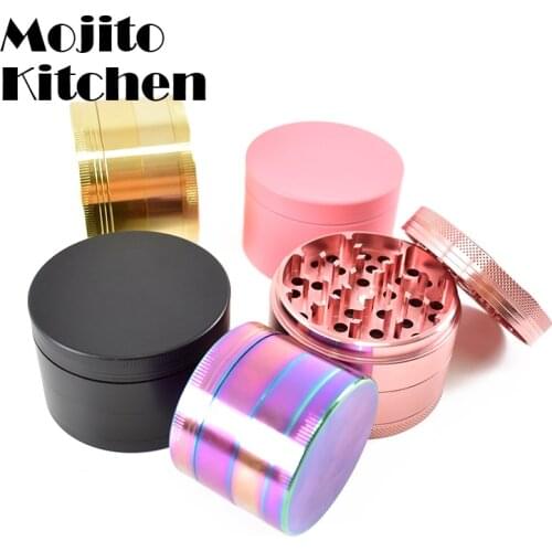 Manual Hand smoking Accessories Easy Dry Herb Herbal Weed Tobacco Hemp Pepper Pot Spice Mill Grinder Crusher Machine