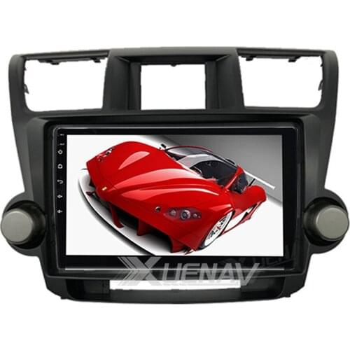 10 inch Stereo panel for mounting car panel dual Din CD frame 2din car radio Fascia frame For Toyota Highlander 2009