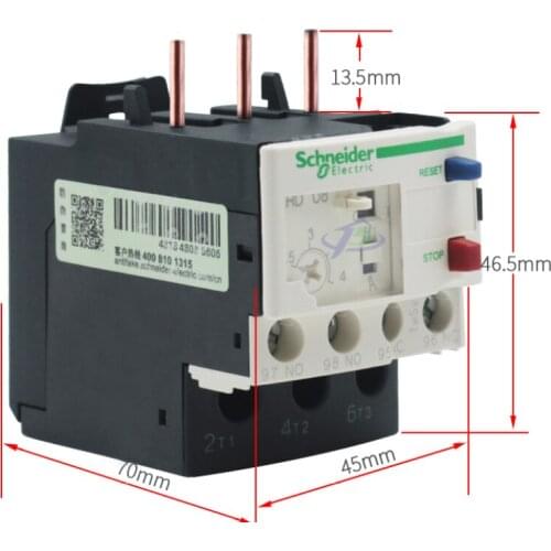 Thermal overload relay LRD08C LR-D08C 2.5-4A