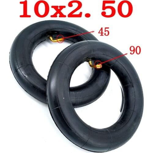 10 Inch Inner Tire 10x2.50 Inner Tube with Bent Valve for Electric Scooter Balancing Hoverboard Self Smart Balance