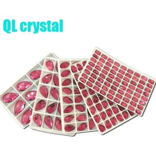 All sizes of 2020 popular Shiny crystal crystal stones sewn on the rhinestone DIY costume Wedding rhinestones dress making