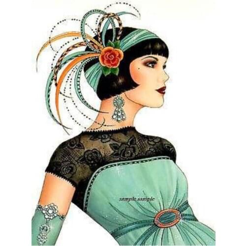 Woman diamond painting full square lady rhinestone embroidery picture girl mosaic sticker dimond tapestry poster wall paper