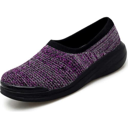 Plus Size 35-42 Women Walking Shoes 2020 Sapato Feminino Slip On Sock Air Mesh Gym Sport Shoes Female Sneakers Women Trainers