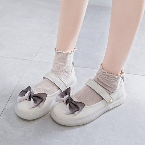 Japanese Mori Womens Original Wild Lolita Single Shoes Womens 2019 Summer Retro Flat Flat Girl Students