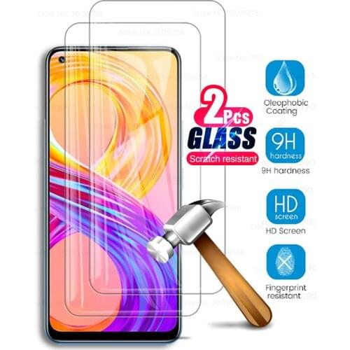 2pcs full cover protective glass for realmi 8 pro display touch screen protector for realme8 realme 8 pro 8pro 6.4'' phone film