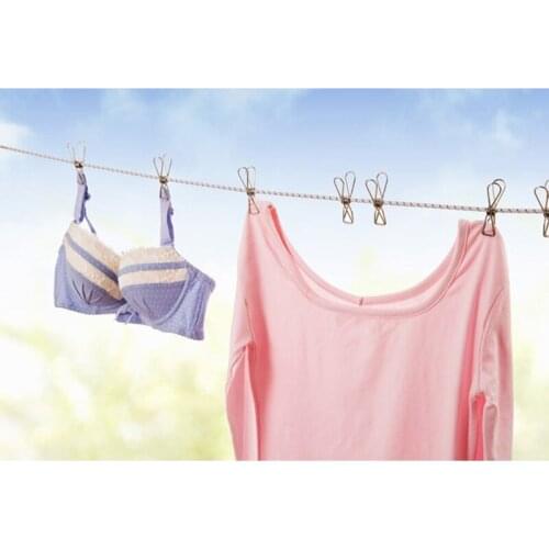 20 Pcs Multipurpose Windproof Clothespin Stainless Steel Marine Grade Durable New 2021