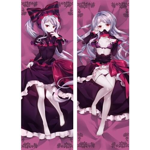 2017 update Anime Dakimakura Overlord shalltear bloodfallen albedo Dakimakura pillowcase Hugging Body throw Pillow Case cover