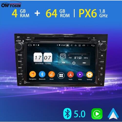 PX6 4+64G Android 10 Car Multimedia Player For Opel Vauxhall Holden Astra Corsa Vectra GPS Navi Carplay BT 5.0 4G LTE WiFi Radio