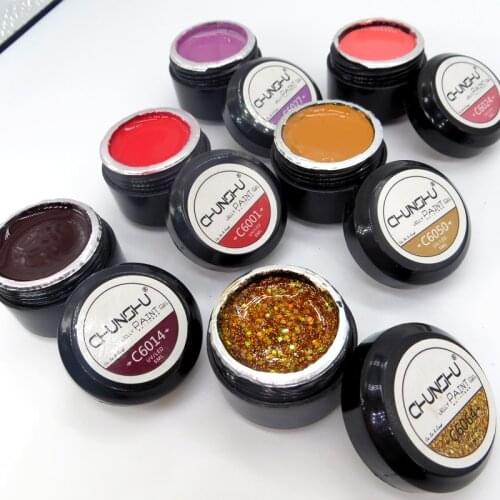 CHUNSHU Soak Off Color Nail Gel Polish 5ML LED Gel Paint Varnish For Nails UV Nails Gel 66 Colors Nail Art Design Manicure tools