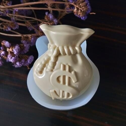 Fondant Mould Purse Wallet Silicone Mold Money Bags Soap Molds Gypsum Chocolate Candle Mold Clay Resin QT0205 PRZY Silicone