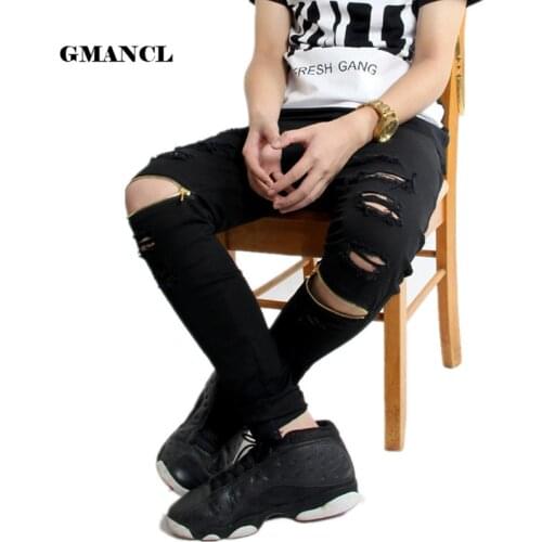 GMANCL Men Skinny Jeans