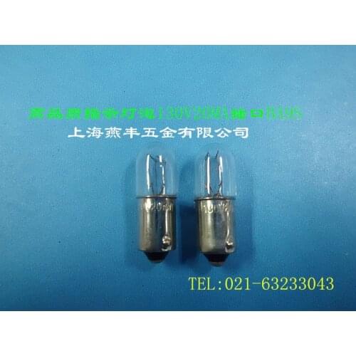 Indicating lamp bulb socket bulb 130V2.6W instrument 130V20MA BA9S