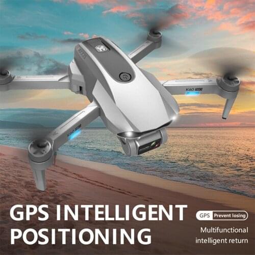 K60PRO Folding Drone Quadcopter With HD Camera 4K GPS 5G 2-Axis Anti-Shake Gimbal Professional Brushless Adult Dual Camera Drone