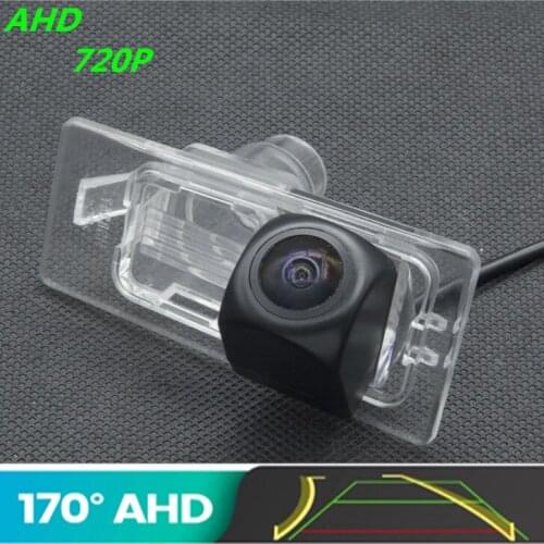 AHD 720P Trajectory Fisheye Car Rear View Camera For Hyundai Elantra Asian 2011 2012 for Kia Ceed 2 5D SW Reverse Vehicle Camera