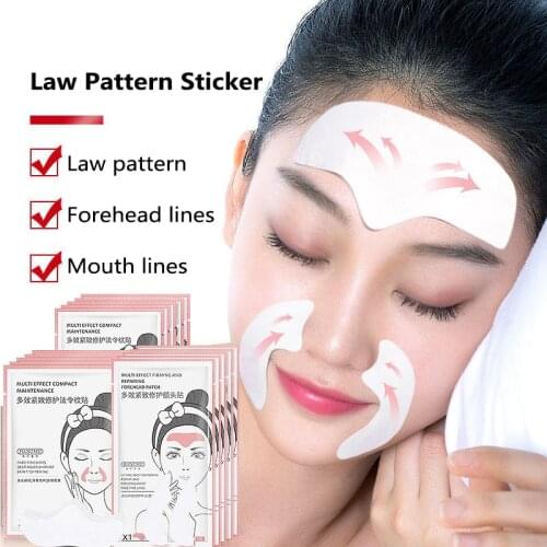 HANUMU Eye Mask Patch Nasolabial Folds Film Forehead Wrinkles Fade Anti-wrinkle Firming Collagen Gel Facial Mask Face Care TSLM2