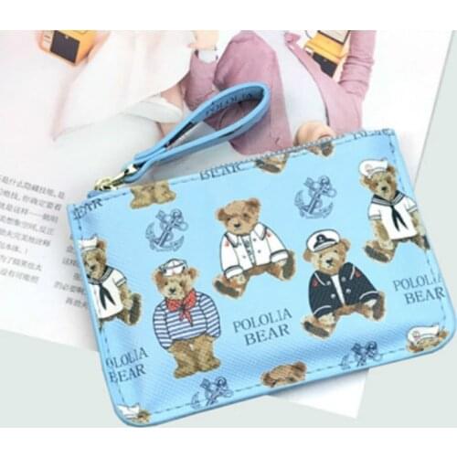 Fashion Women Lovely Short Key Case Japan Korea Coin Purse Student Mini Coin Bag Change Ultra-thin Packet Wallet