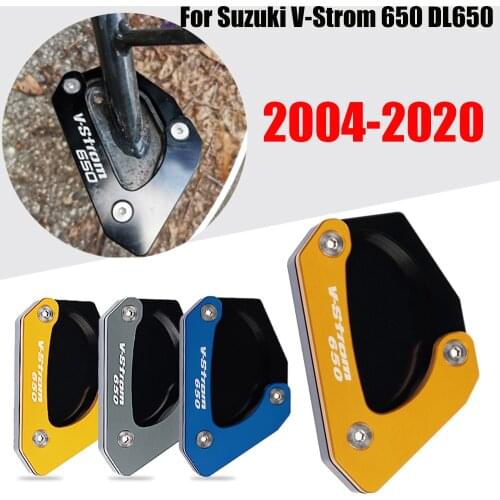 For Suzuki DL650 V-Strom 650 DL 650 V-Strom 2004-2020 2018 2019 Motorcycle Kickstand Side Stand Vergroter Plaat Extension Pad