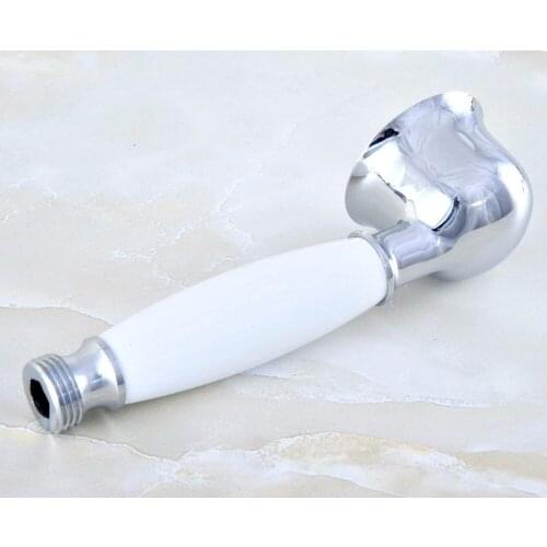 Polished Chrome Brass Telephone Shape Hand Spray Handheld Shower head / Bathroom Accessory (Standard 1/2") mhh034