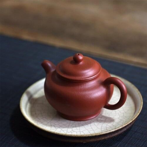 Yishuitang Yixing raw ore purple clay pot pure manual small coal kiln clay pot 275 ml clay samples