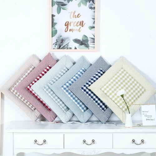 40x40CM Fashion Soft Cotton Plaid Garden Thicker Seat Pads Dining Room Chair Cushion Kitchen Office Soft Patio Pad