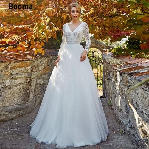 Booma V-neck Wedding Dresses