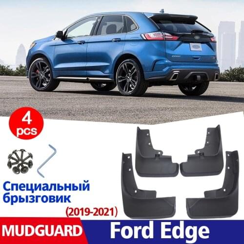 Mudflaps FOR Ford EDGE 2019-2021 Mudguard Fenders Mud Flap Guard Splash Mudguards Car Accessories Auto Styline Front Rear 4pcs