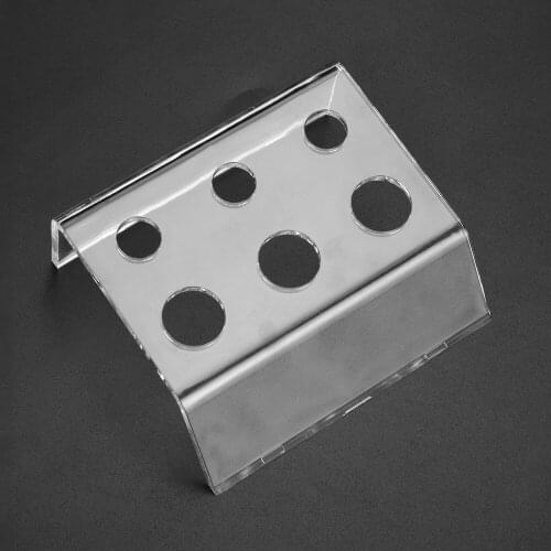 Transparent Tattoos Ink Cup Cap Holder Stand Acrylic 6 Holder Supply Tattoo Body Art Tools Accesories