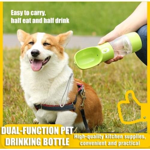 Pets Water Feeder Dog Water Bottle Portable Pet For Dogs Food Water Feeder Drinking Bowl Dispenser for Small Dogs Cats