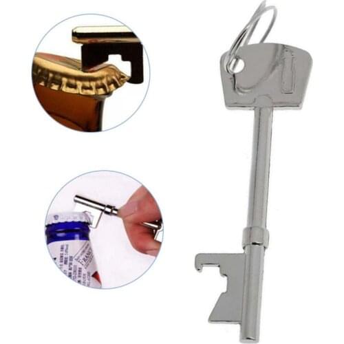 Hot Sale 1PC Key Portable Bottle Opener Beer Bottle Can Opener Hangings Ring Keychain Tool Creative Kitchen Accessories Gadgets