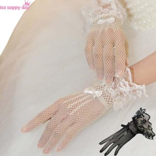 Isa Happy Day Wedding Lace Gloves