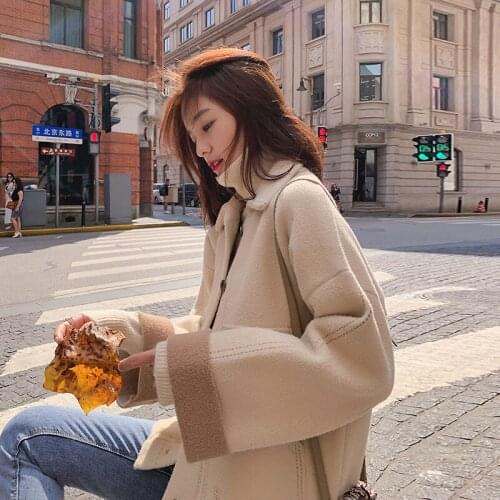 Womens Long-Sleeve Faux Mink Fur Cardigan Loose Thick Knitted Sweater Cardigan Autumn Winter Female Solid Jacket Outwear N45