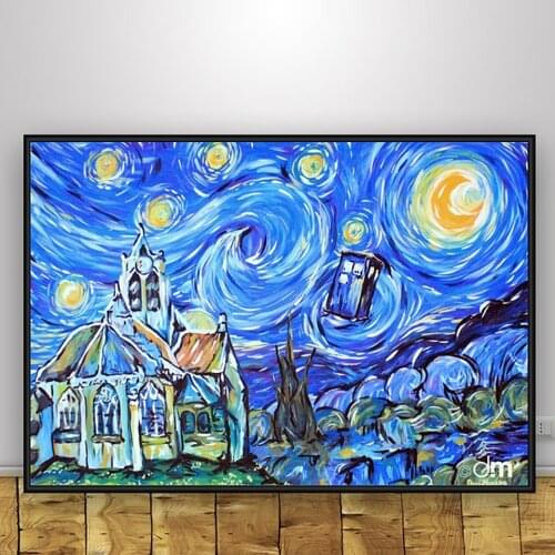Canvas Painting With Frame Teleplay Doctor Who Picture Home Decoration Anime Canvas Art Nordic Prints Poster Modular Home Decor