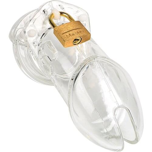 Cock Cage with 5 Rings Cock Rings Sex Toys for Men Male Male Chastity Device Erotic Chastity Lock Penis Rings