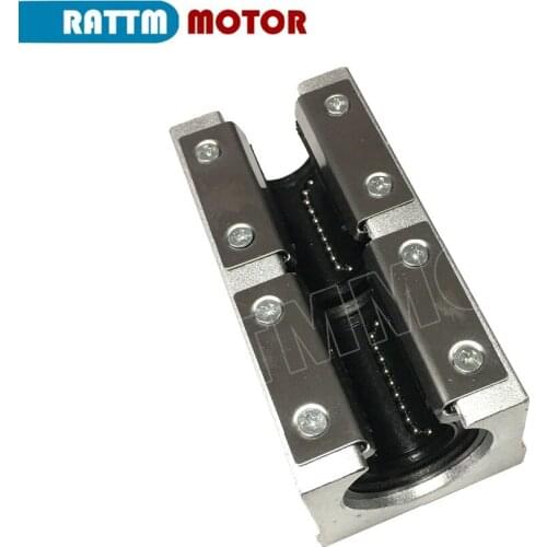 2PCS SBR20LUU Linear Ball Bearing Block for DIY CNC Router machine CNC Router Lengthened