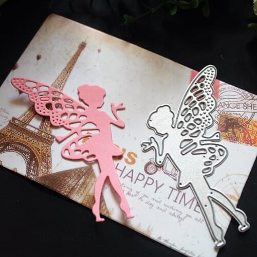 Dancing Angel Metal Cutting Dies Embossing Mold DIY Scrapbooking Album Paper Craft Knife Mould Cards Custom Blade Punch Stencils