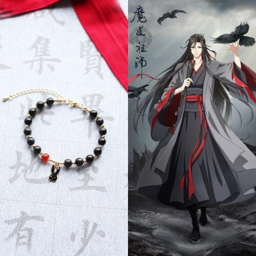 Anime Grandmaster of Demonic Cultivation MDZS Wuxian Wangji Fashion Pendant Bracelets Hand Chain Accessories Cosplay Gift