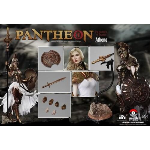 NEW COOMODEL X HOMER NO.HS001 Alloy die-casting 1/6 Pantheon-Athena the Goddess of Wisdom 12-inch movable puppet collectibles