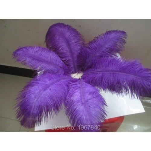 Wholesale! 500 PCS/a lot of beautiful purple ostrich feathers 20-25 cm / 8-10 inches wedding celebration decoration