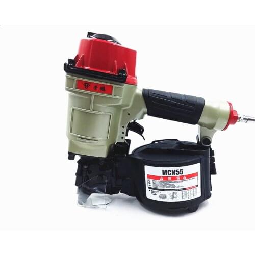 Industrial Pneumatic Tool MCN55 Pneumatic Coil Nailer Roll Nail gun For Pallet Nail Woodworking Coil Nailer Nailing Gun
