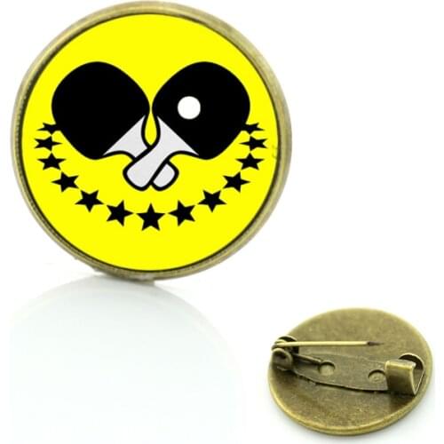 Sales I Love Table Tennis brooches vintage fashion Pong sports men women badge pins jewelry exquisite gifts SP314