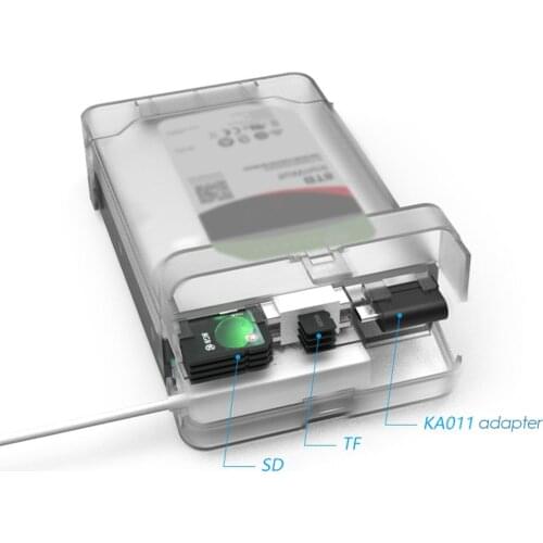 SATA III to USB 3.0 Adapter Cable Disk Case Box K10435 2.5 3.5 inch External HDD SSD Enclosure External Hard Disk for PC